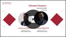 Climate Finance - EDHEC Speaker Series