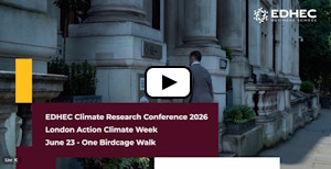 Video - Key Takeaways from EDHEC Climate Research Conference 2026 | London Climate Action Week