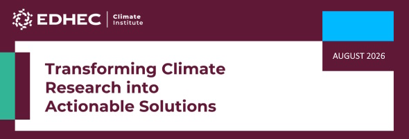 EDHEC Climate Institute - Transforming Climate Research into Actionable Solutions