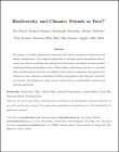 Biodiversity and Climate - Friends or Foes