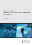 Value versus Values: What Is the Sign of the Climate Risk Premium?