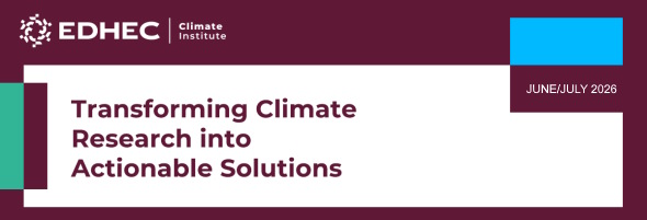 EDHEC Climate Institute - Transforming Climate Research into Actionable Solutions EDHEC Climate Institute - Transforming Climate Research into Actionable Solutions
