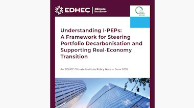 Publication - Understanding I-PEPs- A Framework for Steering Portfolio Decarbonisation and Supporting Real-Economy Transition