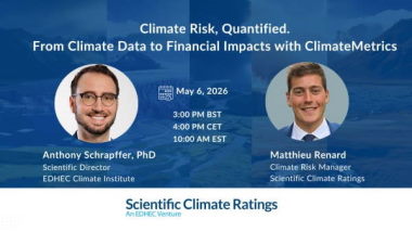 Webinar Replay - Climate Risk, Quantified- From Climate Data to Financial Impacts with ClimateMetrics