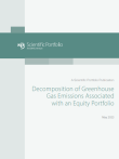 Scientific Portfolio - Decomposition of Greenhouse Gas Emissions Associated with an Equity Portfolio 