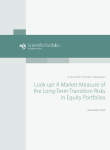 Scientific Portfolio: Look Up! A Market-measure of the Long-term Transition Risks in Equity Portfolios