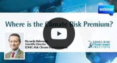 Riccardo Rebonato "Where is The Climate Risk Premium?", EDHEC Risk Climate Webinar