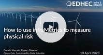 "Measuring transition risk in infrastructure investments", EDHECInfra & Private webinar